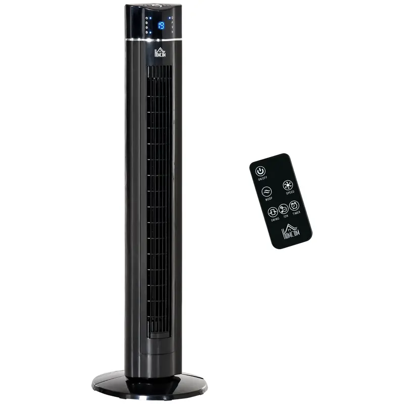 42-Inch Anion Tower Fan – Quiet 3-Speed Cooling for Bedrooms and Offices