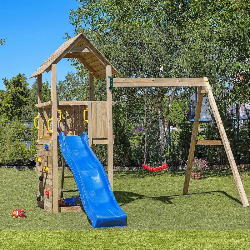Adventure Peaks Garden Playfort – 27.1m x 31m – Shire Modular Play Structure