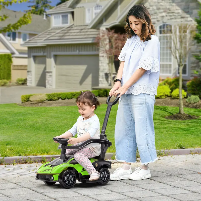 Aiyaplay Essenza SCV12 2-in-1 Ride-On Car – Parent-Controlled Toddler Vehicle (Green, Ages 1–3)