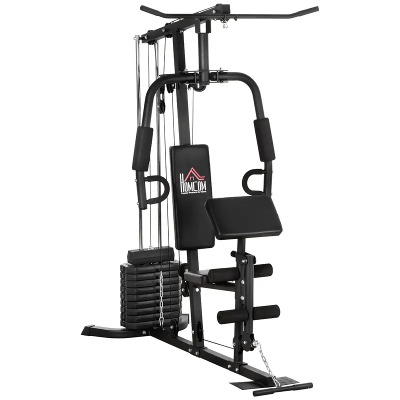 All-in-One Home Gym Station – Multi-Function Exercise Equipment for Strength & Cardio Training