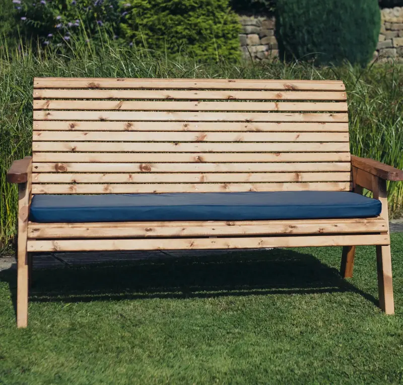 Amesbury Navy All-Weather Cushion Pack – 2 Single + 2 Three-Seat Units (N1C-2 & N3C-2)