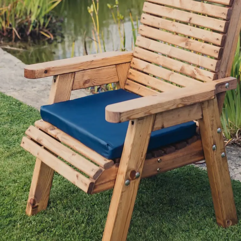 Amesbury Navy Outdoor Seat Cushions – 6-Piece Waterproof Set (N1C-6)