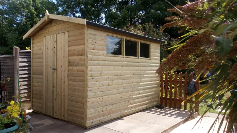 Apex Garden Shed by Churnet Valley – 1.2 m x 1.8 m with Windows (APEX6X4)