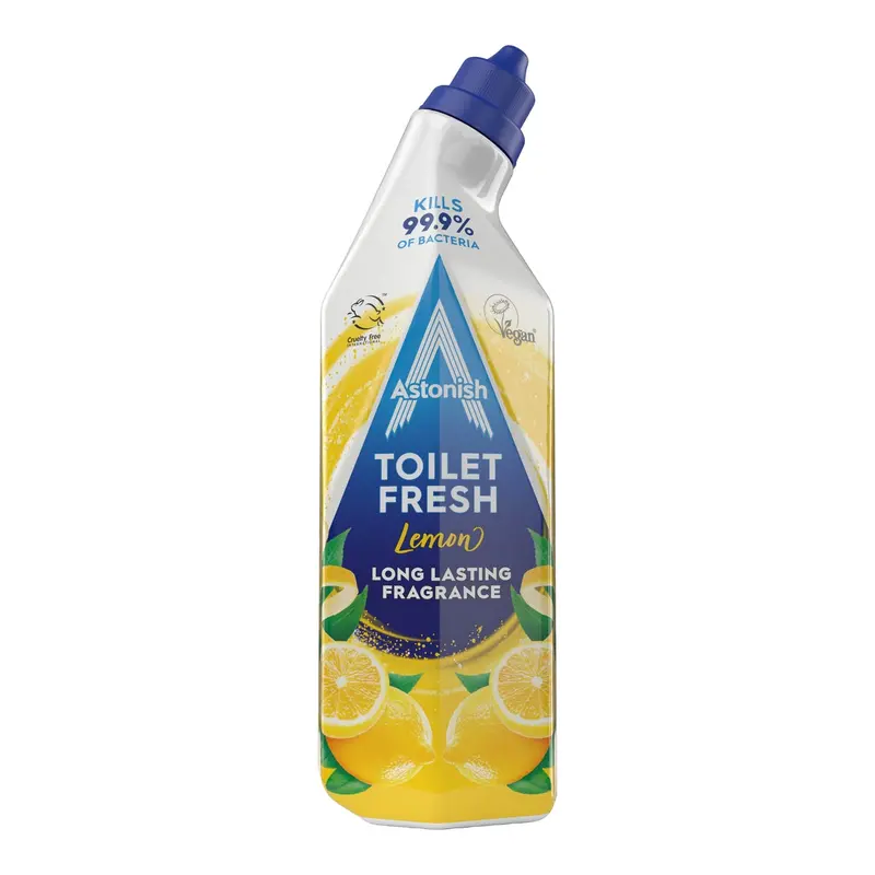 Astonish Toilet Fresh Gel – Zesty Lemon Fragrance (750ml)
