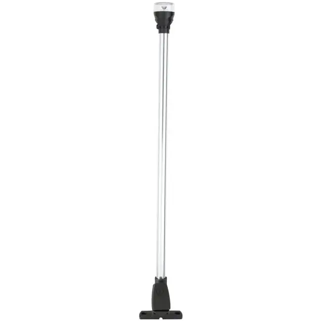 Attwood LightArmor Fold-Down All-Around Navigation Light – 12-Inch, 2-Nautical-Mile Visibility