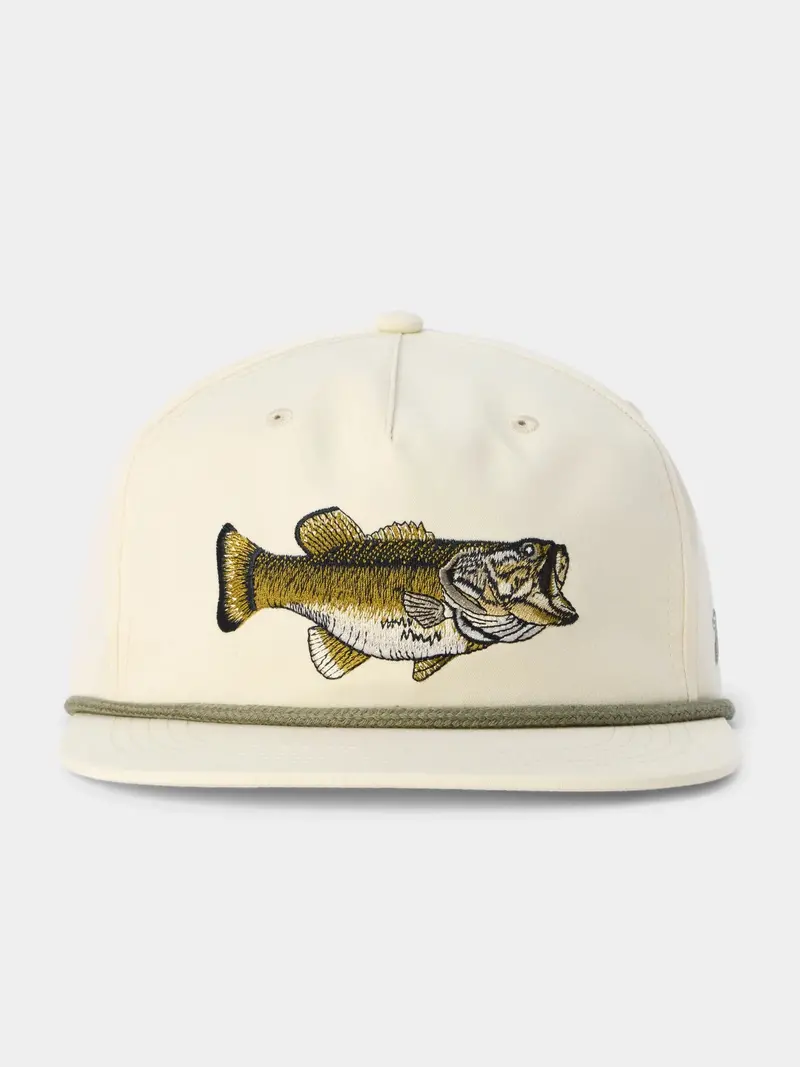 Bass Hat in Crisp Ivory Fabric