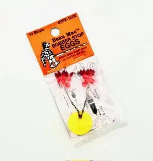 Beau Mac Bobber Stopper Eggs for Float Fishing