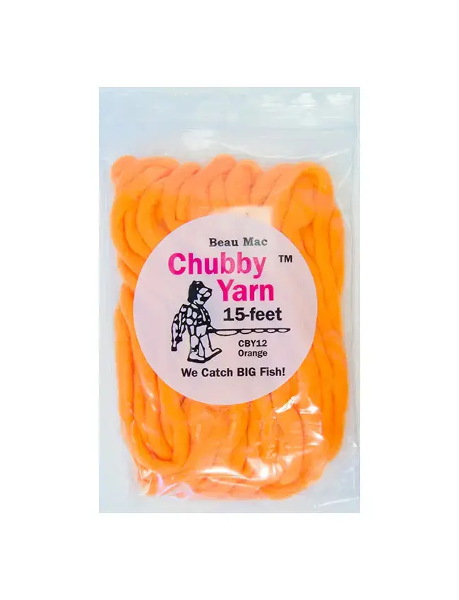 Beau Mac Chubby Yarn Bobber – 15-Foot Orange Float