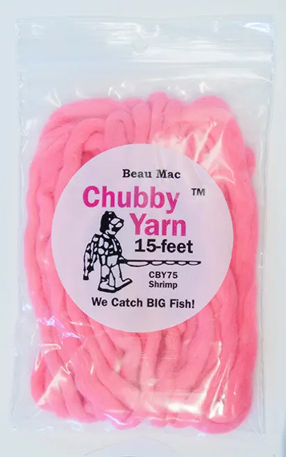 Beau Mac Chubby Yarn Fishing Line – 15-Foot Shrimp Hue