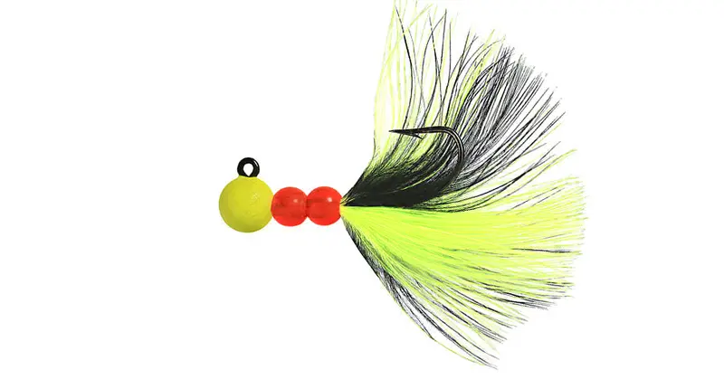 Beau Mac SMJ UV Bead Jig #17 – Chartreuse & Black