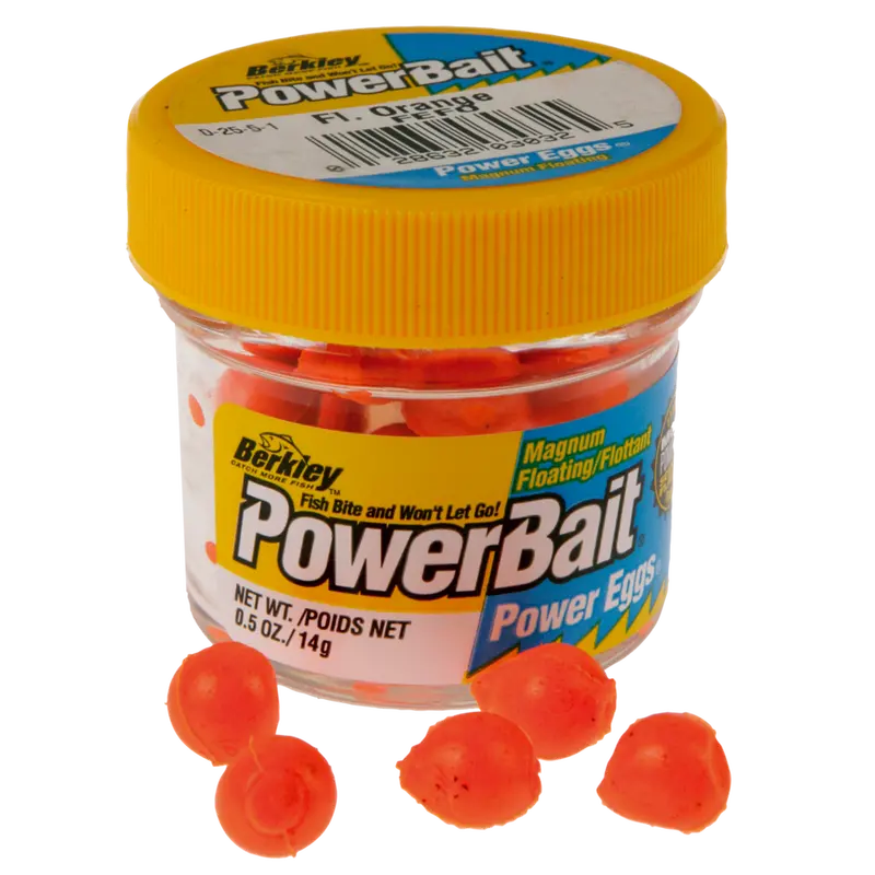 Berkley PowerBait Eggs Magnum Floating – Fluorescent Orange