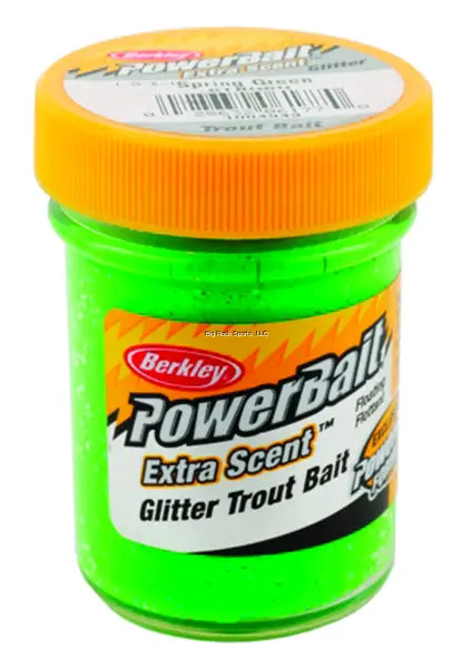 Berkley PowerBait Glitter Trout Bait – Spring Green Variant