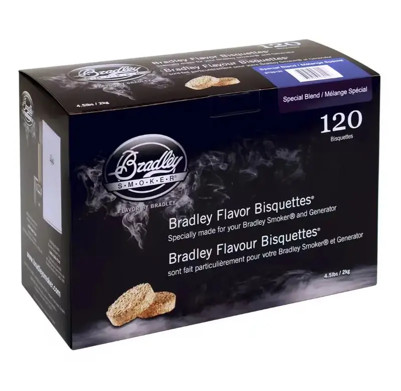 Bradley Smoker 120-Pack Hardwood Bisquettes for Cold Smoking