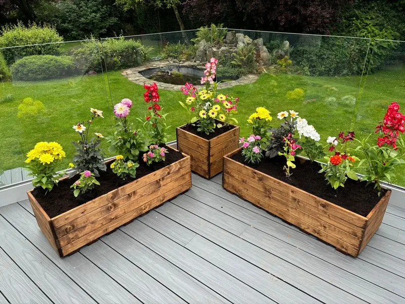Charles Taylor Berwick Decorative Wooden Garden Planter