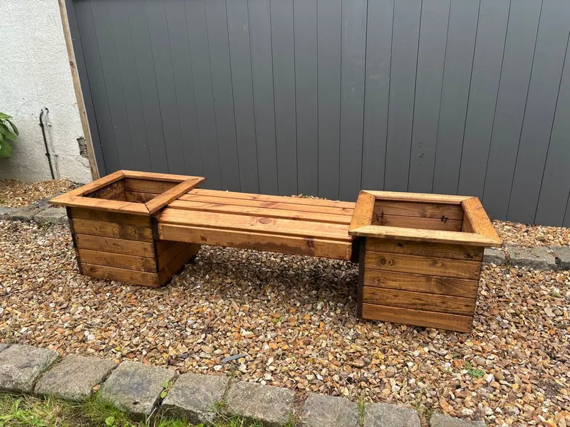 Charles Taylor Knights Classic Garden Bench – Solid Timber Outdoor Seating