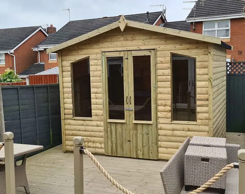 Chatsworth Summerhouse – 3.0m x 3.0m Balanced Garden Retreat by Churnet Valley (CHATS10X10)
