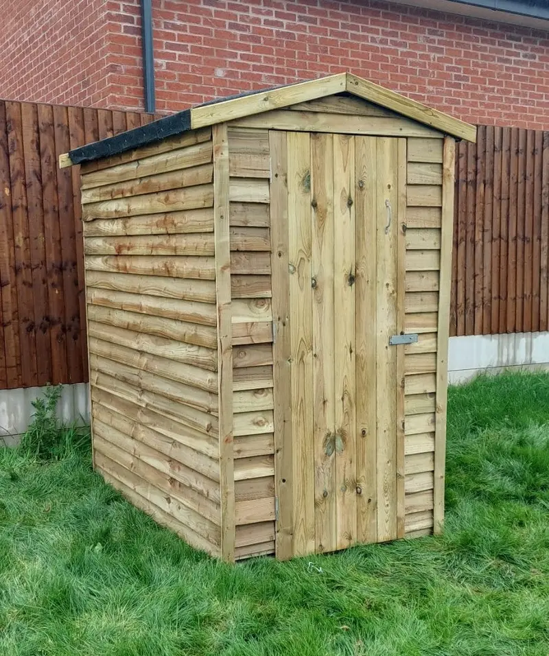 Churnet Valley Budget Garden Shed – 1.1 m x 1.8 m with Window (BUDGET4X6-1W)
