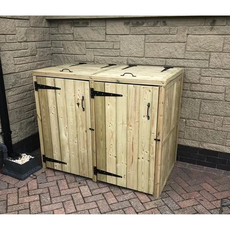 Churnet Valley Premium Bin Storage Unit – 140cm W × 90cm D – BS102