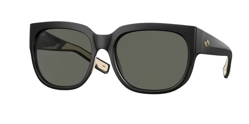 Costa Waterwoman 2 Sunglasses – Matte Black Frame with Gray Lens Accents