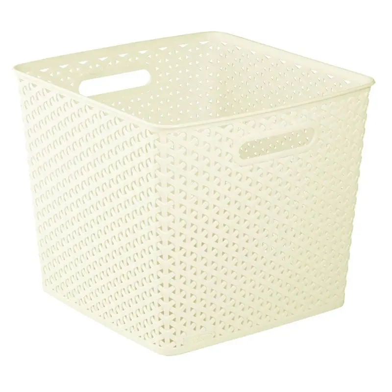 Curver My Style Basket – 25L Cream Durable Plastic Container