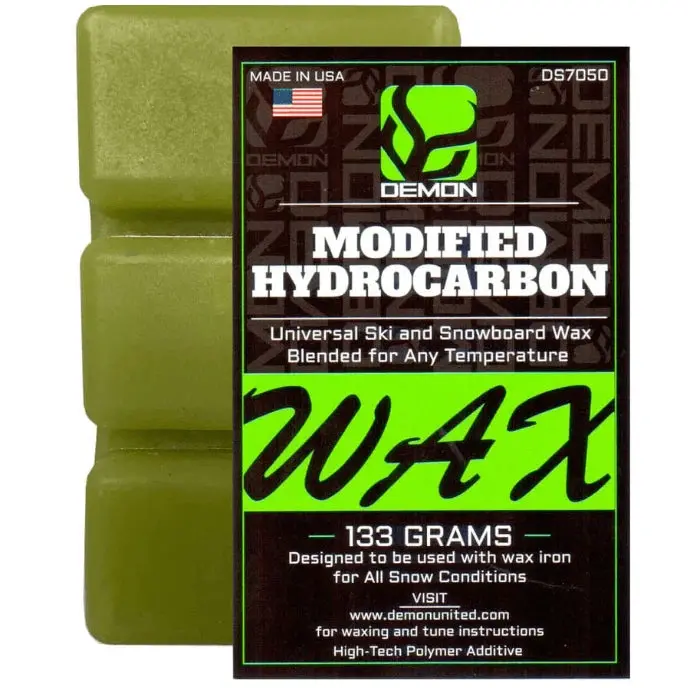 Demon Hydrocarbon-Based Hot Wax for Snowboards & Skis