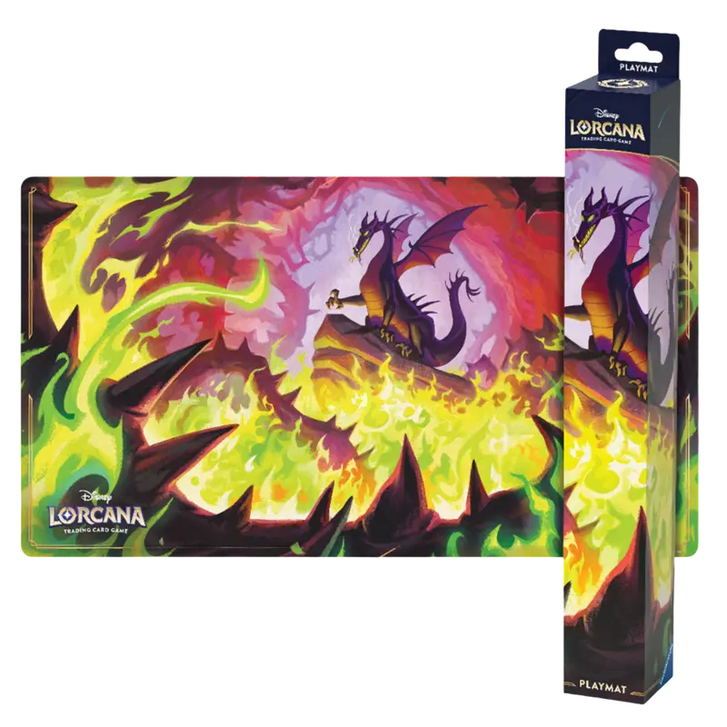 Disney Lorcana Winterspell Dragon Fire Playmat
