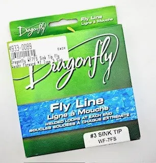 Dragonfly 7-Weight Sink-Tip Fly Line – Type 3, Weight Forward