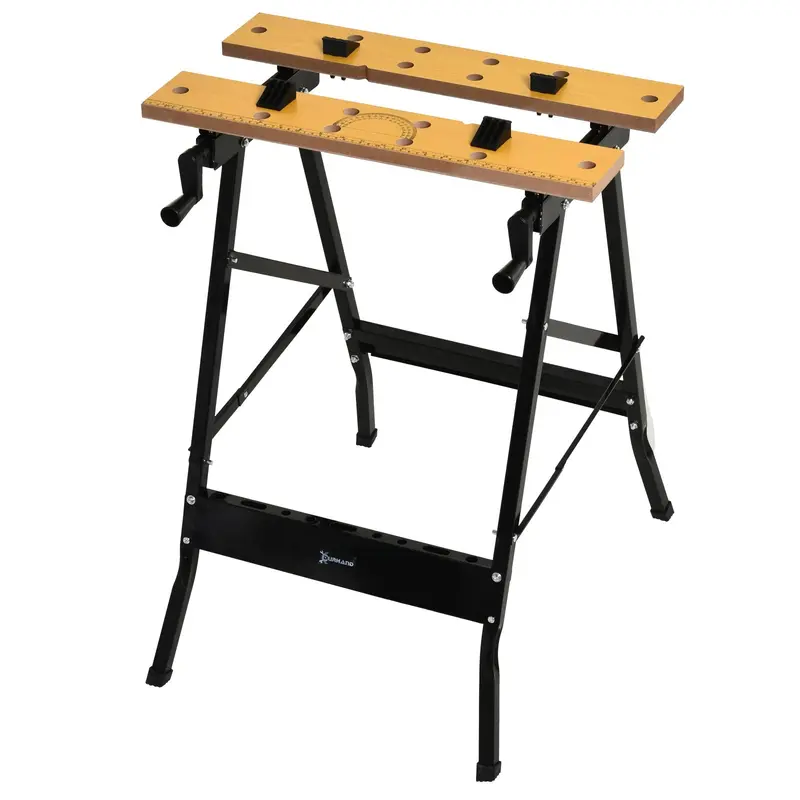 DURHAND 4-in-1 Adjustable Workbench – Versatile Workshop Station for DIY, Repair & Crafting