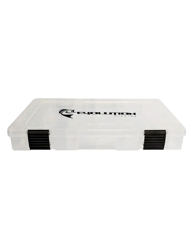 Evolution Outdoors Clear Quick-Latch Tackle Organizer Trays