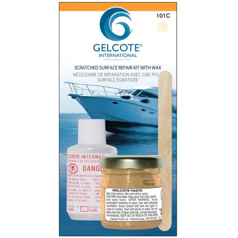 Gelcoat 101-C Champagne-Colored Paste Repair Kit – 2-Ounce Tube