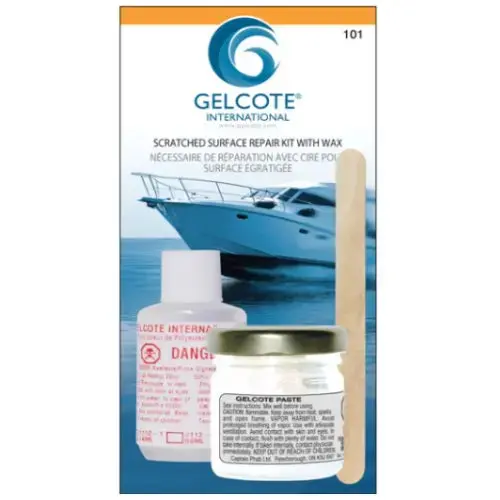 Gelcote White Gelcoat Scratch & Scuff Repair Kit