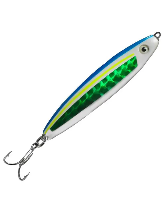 Gibbs Delta Mac Fish Soft Bait – Blue with Glow Accent