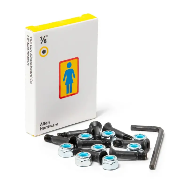 Girl Longneck Allen Bolts – 7/8″ Stainless Steel Skate Hardware