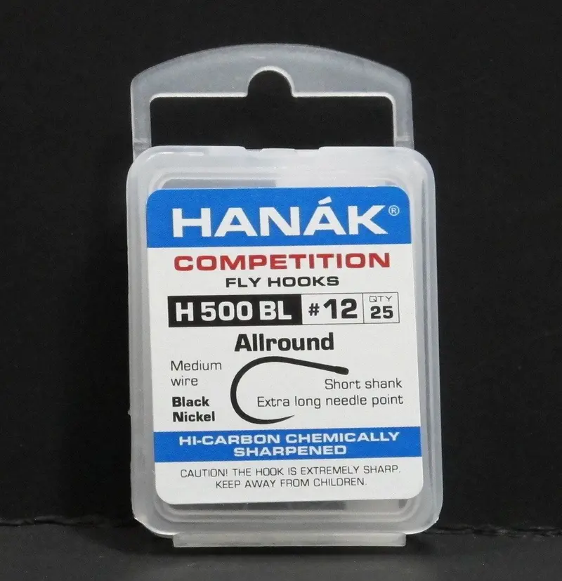 Hanak Allround General-Purpose Hooks – 25-Pack, Black Nickel