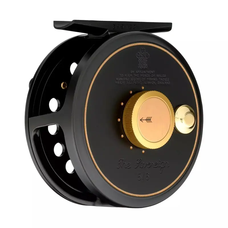 Hardy Sovereign Fly Reel – Black & Gold, Line Weight 5/6