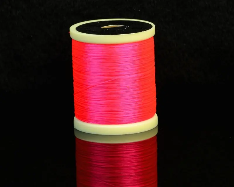 Hareline Danville Flymaster Plus Waxed Thread – Fluorescent Red, 210 Denier #139