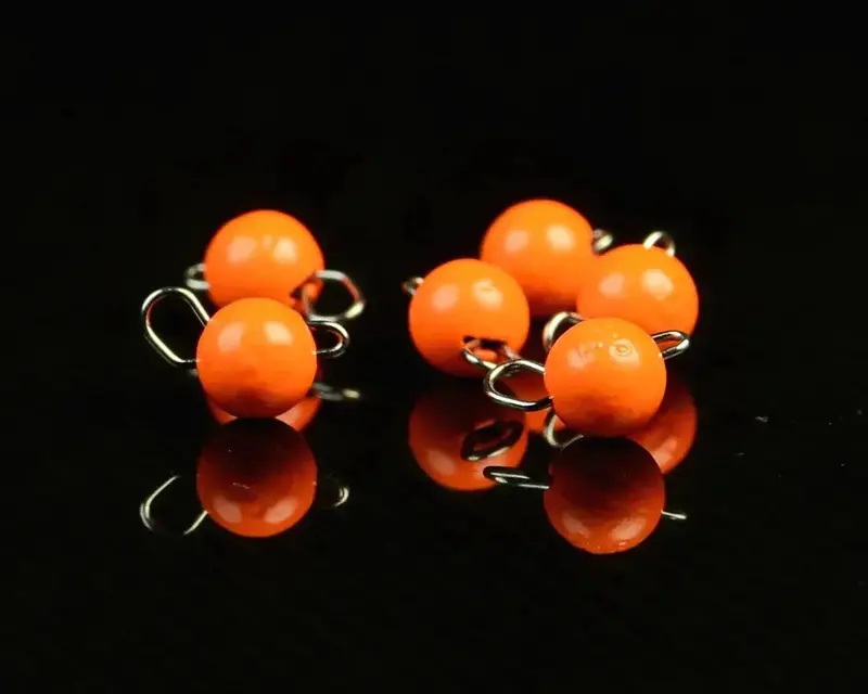 Hareline Insta Jig 2.0 Hook – Fluorescent Orange (#137)
