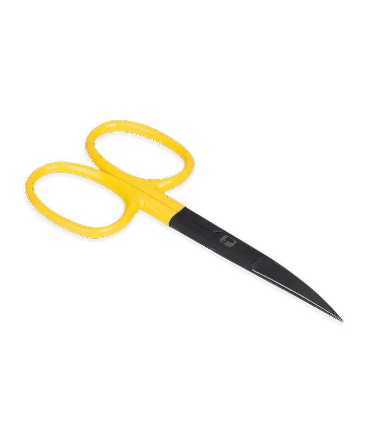 Hareline Loon Ergo Curved Hair Scissors (4.5 Inch)