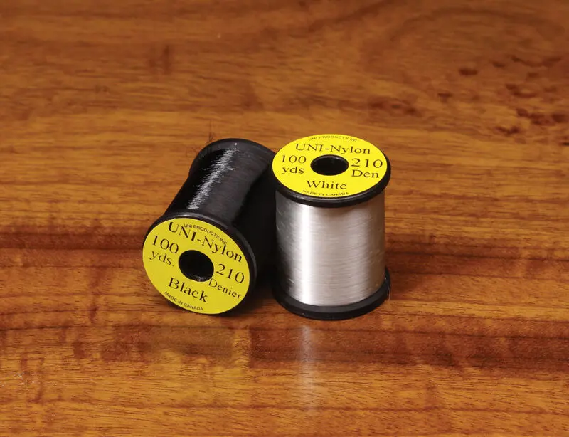 Hareline Uni 210 Denier Nylon Thread – Black (#11)