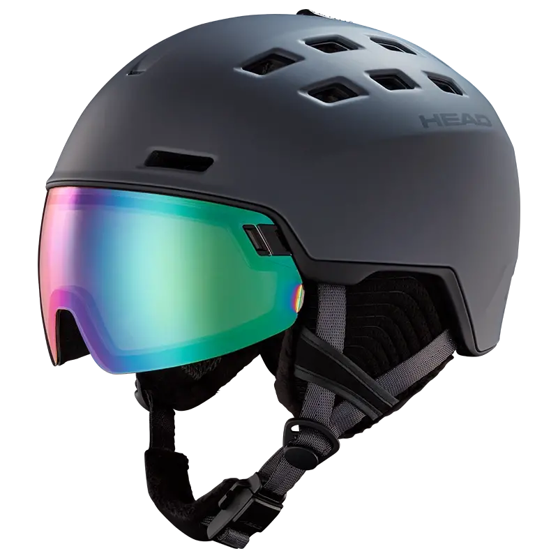 Head Radar Photo Visor Ski Helmet – Integrated Camera Mount & Ventilation