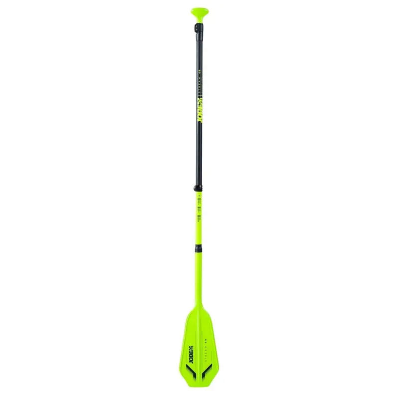 JOBE Stream Carbon 40 SUP Paddle – 3-Piece Lime Adjustable Paddle