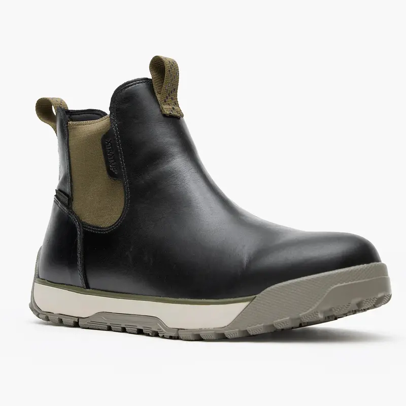 Men’s Leather Ankle Deck Boots
