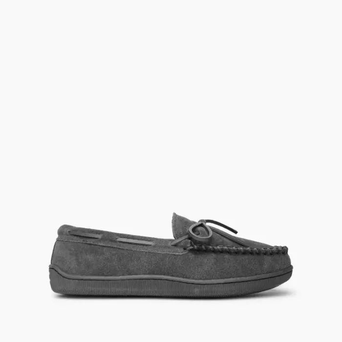 Men’s Pile-Lined Hardsole Slipper – Warm All-Season Slipper