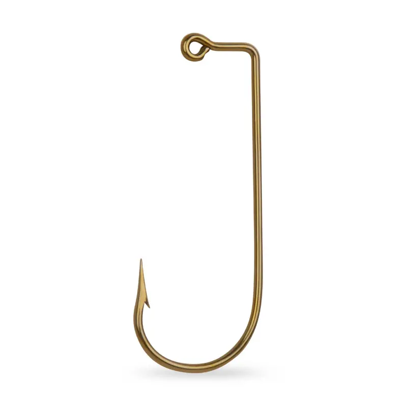 Mustad Aberdeen Jig Hook 32755 – Size 2/0, Bronze Finish (100-Pack)