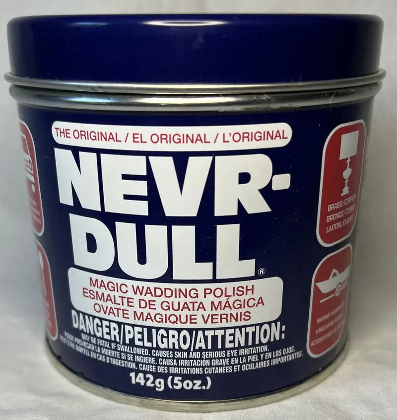 Nevr-Dull Magic Wadding Polish – 142g Non-Abrasive Metal Cleaner