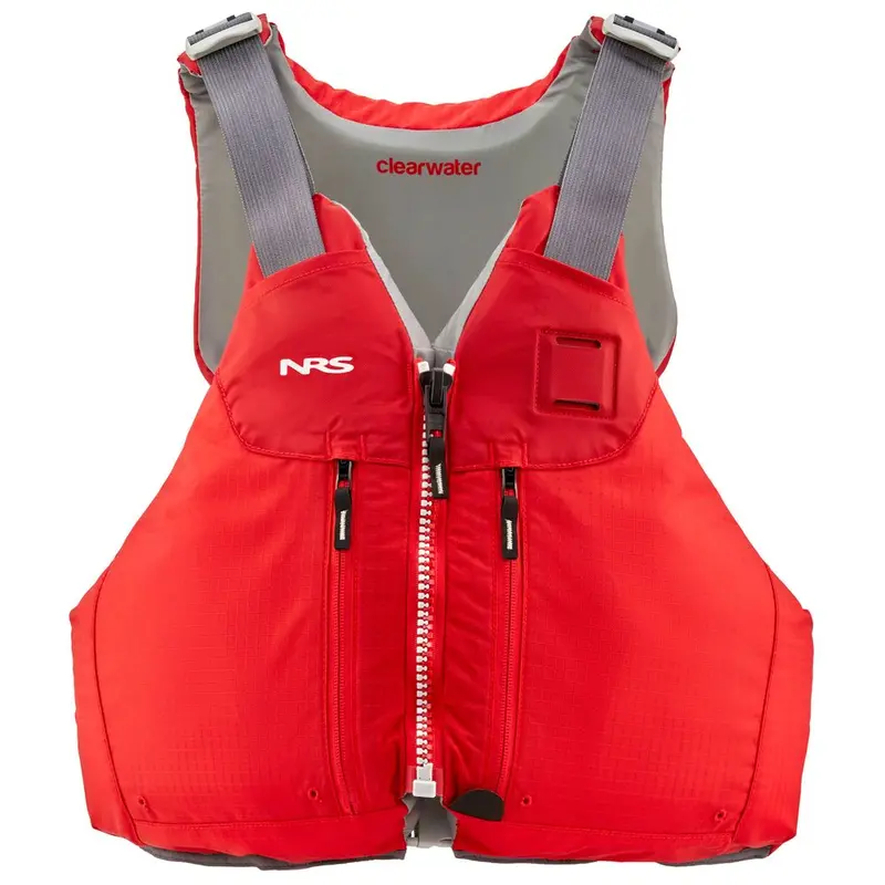 NRS Clearwater Mesh Back PFD – Breathable Unisex Life Jacket for Warm Conditions