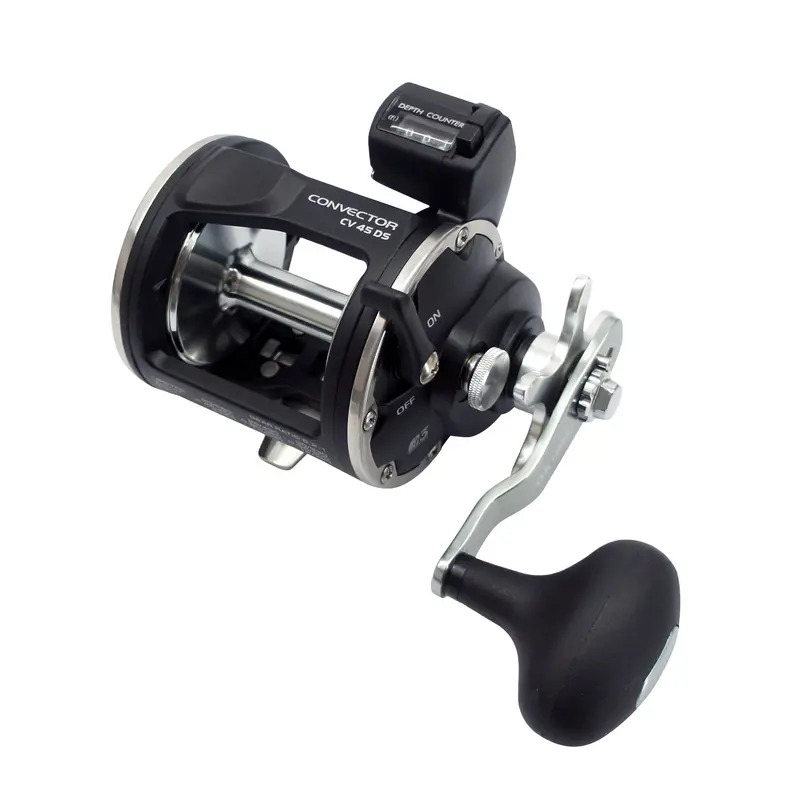 Okuma CV-45D Line Counter Spinning Reel – Black & Grey Convector Series