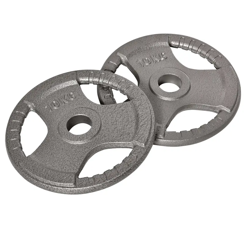 Olympic-Style Weight Plate Set – Durable Cast Iron Discs for CrossFit and Strength Training