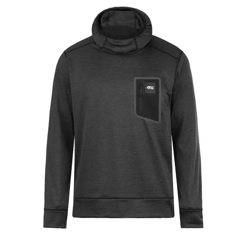 Picture Bake Grid Storm Hoodie – Black Technical Insulated Hooded Sweatshirt