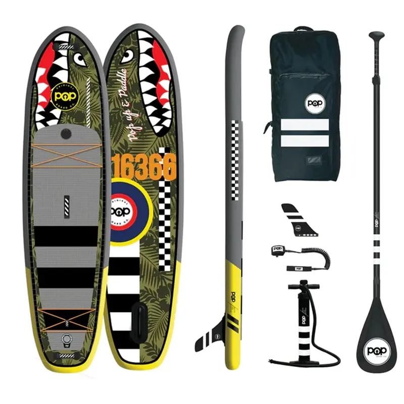 PopBoard 11’6 El Capitan Bomber iSUP Kit: Premium Inflatable Paddleboard Bundle